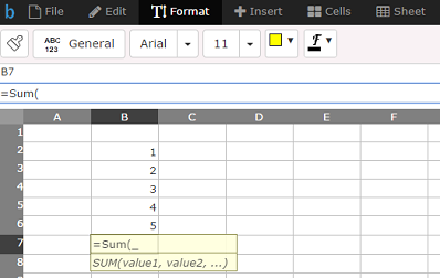 Online Collaborative Excel Spreadsheet Editor